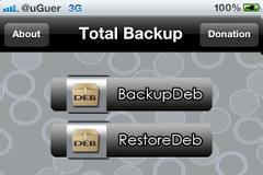 Total Backup : Cydia app free backup/restore