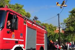 Υπό έλεγχο τέθηκε η φωτιά στο ίδρυμα για ηλικιωμένους στον Κορυδαλλό