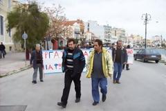 Πορεία προς το δημαρχείο Λέσβου έκαναν οι αγρότες!