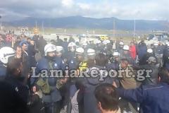 Λαμία: Βίντεο με τις δηλώσεις μετά την έξοδο των συλληφθέντων αγροτών