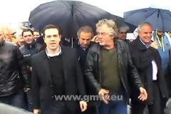 ΒΙΝΤΕΟ: Η επίσκεψη του Τσίπρα στην Λάρισα