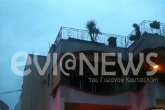 Χαλκίδα: Το σπίτι γέμισε καπνούς και η ταράτσα φλόγες!