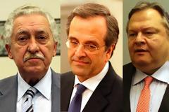 Την Δευτέρα η συνάντηση Σαμαρά - Βενιζέλου - Κουβέλη