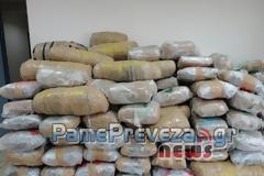 Πρέβεζα: Μεγάλη επιτυχία της δίωξης ναρκωτικών - Κατασχέθηκαν πάνω από 250 κιλά κάνναβης