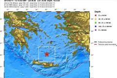 Σεισμός μεταξύ Κρήτης και Σαντορίνης