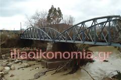 Σταμάτησε το τραίνο Κατάκολο - Αρχαία Ολυμπία λόγω προβλημάτων στην γέφυρα του Ενιππέα