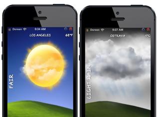 Φωτογραφία για Bliss Live Weather iPhone 5 iOS6: cydia temes