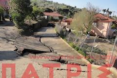 Ηλεία: Προβλήματα κατολισθήσεων - καθιζήσεων στην Καυκανιά Ολυμπίας