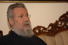 Κύπρος: Στήριξη Αρχιεπισκόπου Χρυσόστομου στον Ν. Αναστασιάδη