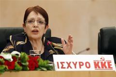 Υπερ σύστασης αυτοτελούς Υπουργείου Πολιτισμού η Αλ. Παπαρήγα