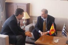 O Πρέσβης της Ισπανίας στον Περιφερειάρχη Κεντρικής Μακεδονίας