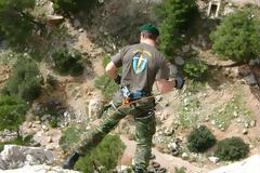Άσκηση της Μονάδας Εφέδρων Καταδρομών Μ.Ε.Κ. στον βράχο Γ των Ειδικών Δυνάμεων