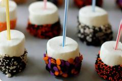 Marshmallows με επικάλυψη σοκολάτας και τρούφα