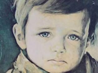 Φωτογραφία για Ο πίνακας με το δακρυσμένο αγόρι που δεν καίγεται