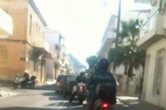 Συμβαίνει τώρα: Καταδίωξη στο κέντρο της Ναυπάκτου