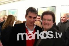 Ο Λοβέρδος στην έκθεση ζωγραφικής του Γιάννη Μίχα! (Φωτογραφίες)