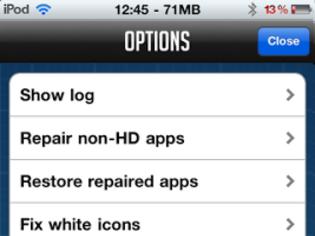 Φωτογραφία για iRetiner GUI: cydia utilities free update