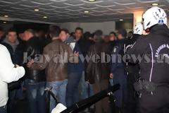 Πέταξαν αυγά, καρέκλες και μπογιές στο Βορίδη