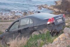 Έπεσε σε γκρεμό και γλίτωσε από θαύμα οδηγός στο Ηράκλειο