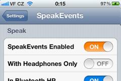 SpeakEvents: Tweak free..μέχρι να έρθει η Siri
