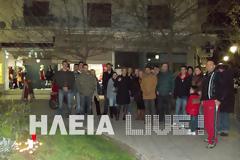 Βουβή διαμαρτυρία και στον Πύργο για τους αδικοχαμένους φοιτητές της Λάρισας