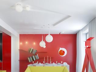 Φωτογραφία για Μικρό διαμέρισμα με έντονο Χρώμα