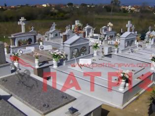 Φωτογραφία για Ηλεία: Δεν άφησαν ούτε... καντήλι στο κοιμητήριο του Καρδαμά!