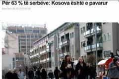 Το 63% των Σέρβων βλέπει το Κοσσυφοπέδιο ανεξάρτητο