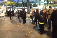 Σιωπηρή διαμαρτυρία για τους νεκρούς φοιτητές της Λάρισας
