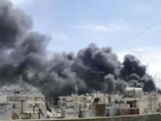 Φωτογραφία για Συρία: Αιματηρές αεροπορικές επιδρομές με τουλάχιστον 39 νεκρούς