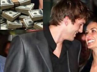 Φωτογραφία για Demi Moore- Ashton Kutcher : Μόλις ξεκίνησε η διαμάχη για τα 190 εκ.$!