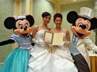 Φωτογραφία για Η Disney «ευλογεί» τους γάμους των γκέι στο Τόκιο