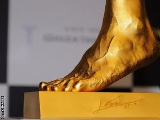 Φωτογραφία για Το αριστερό πόδι του Μέσι... έγινε Χρυσό!