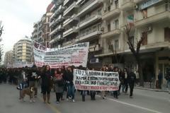 Πορεία σπουδαστών και φοιτητών στη Θεσσαλονίκη κατά του σχεδίου Αθηνά