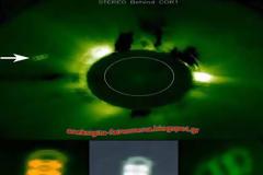 UFO σε σχήμα δαχτυλιδιού ορατό και πάλι κοντά από τον Ήλιο - Μάρτιος 2013