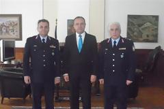 Συνάντηση ΥΜΑΘ κ. Θ. Καραογλου με την ηγεσία της ελληνικής αστυνομίας