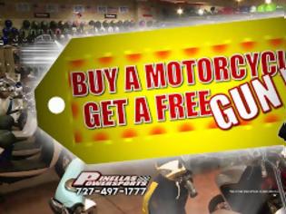 Φωτογραφία για Στη Φλόριδα αγοράζεις μοτοσυκλέτα με δώρο ένα όπλο!