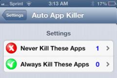 Auto App Killer: cydia tweak update