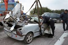 Μειώθηκε τον Φεβρουάριο ο αριθμός των νεκρών αλλά αυξήθηκε ο αριθμός των τραυματιών από τροχαία ατυχήματα