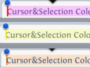 Φωτογραφία για Cursor&Selection Colors: Cydia tweak