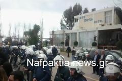Ένταση,δακρυγόνα και μια συνάντηση που δεν έγινε ποτέ [Video]