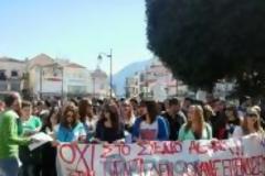 Στους δρόμους και σήμερα οι φοιτητές του ΤΕΙ Καλαμάτας [video]