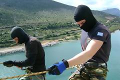 Άσκηση Μονάδας Εφέδρων Καταδρομών Μ.Ε.Κ. στην Υψηλή γέφυρα της Χαλκίδας