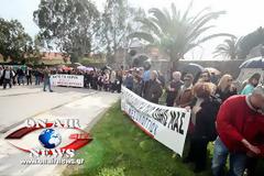 Ανθρώπινη αλυσίδα στο Τείχος του Μεσολογγίου - Στήριξη από την Πρεσβεία της Ελβετίας