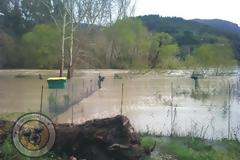 Φωτογραφίες αναγνώστη από την υπερχίελιση του ποταμού Καλαμά