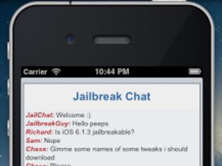 Φωτογραφία για JailChat: Cydia app free new...ρωτήστε για το πρόβλημα σας