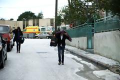 Mέσα σε 4 λεπτά πρωτοφανής χαλαζόπτωση στην Ηγουμενίτσα