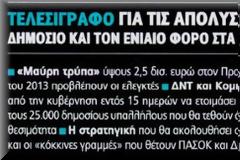 Είναι αδύνατο να ζητηθούν από την Ελλάδα πρόσθετα δημοσιονομικά μέτρα περιοριστικού χαρακτήρα