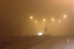 Ομίχλη στην περιφερειακή Θεσσαλονίκης (video)
