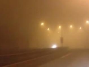 Φωτογραφία για Ομίχλη στην περιφερειακή Θεσσαλονίκης (video)